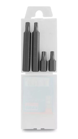 Juego Puntas Torx Larga Y Corta 4 Pzs T30 Y T40 Bremen 6771