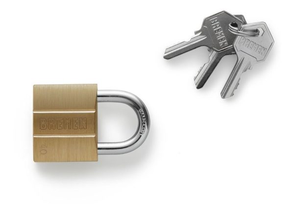 Candado De Bronze Pesado Bremen 30mm