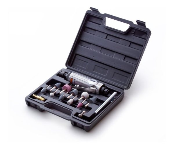 Amoladora Recta Neumatica Bremen Kit 16 Pz Matriceria Trader - Imagen 2