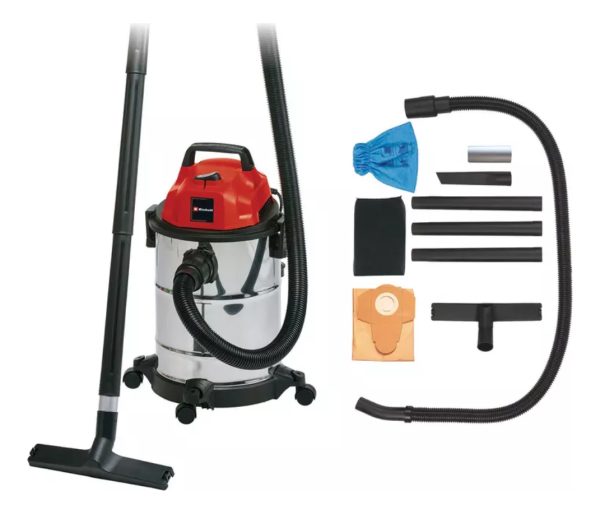Einhell Tc-vc 1820 S 18 L Aspiradora De Tacho Color Rojo Y Negro 220v - 240v