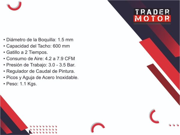 Pistola De Pintar Profesional Einhell 600ml - Imagen 2