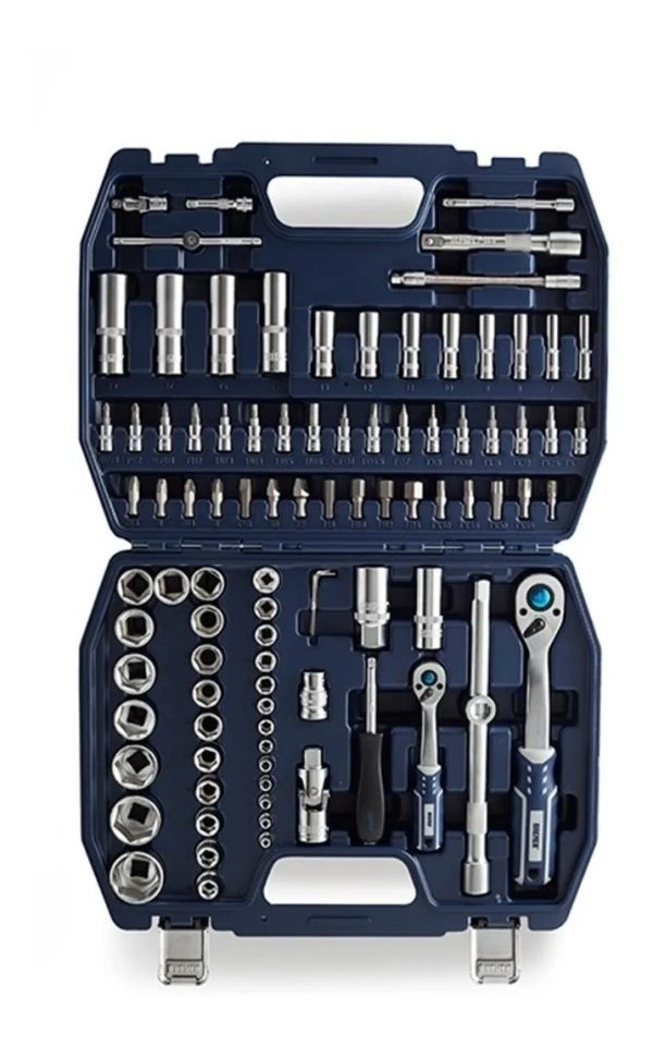 Juego Llave Tubo Bocallaves Bremen 1/2-1/4 Mm 94pz Trader - Imagen 2