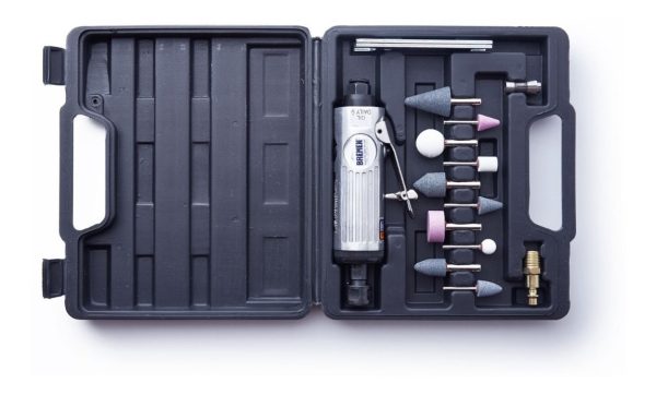 Amoladora Recta Neumatica Bremen Kit 16 Pz Matriceria Trader - Imagen 3