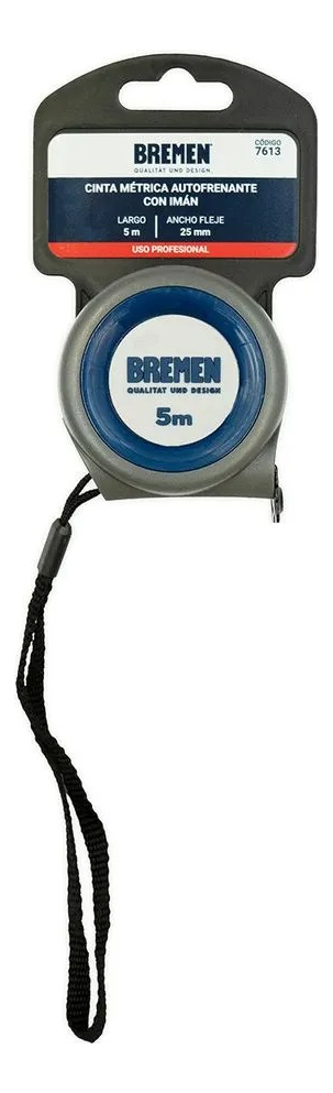 Cinta Metrica Bremen 5 Metros Auto Frenante Fleje 25mm Trade - Imagen 5