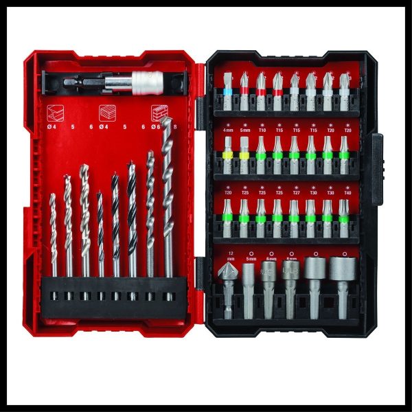 Taladro Percutor Atornillador Inalámbrico De 13mm Einhell Tp-cd 18/60 Li-i Bl 18v 2 Baterías De 2ah Kit 39 Accesorios - Imagen 5