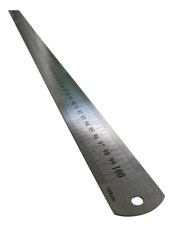 Regla Pie Metalico 100 Cm 1 Mt Bremen Acero Inoxidable 7400 - Imagen 2