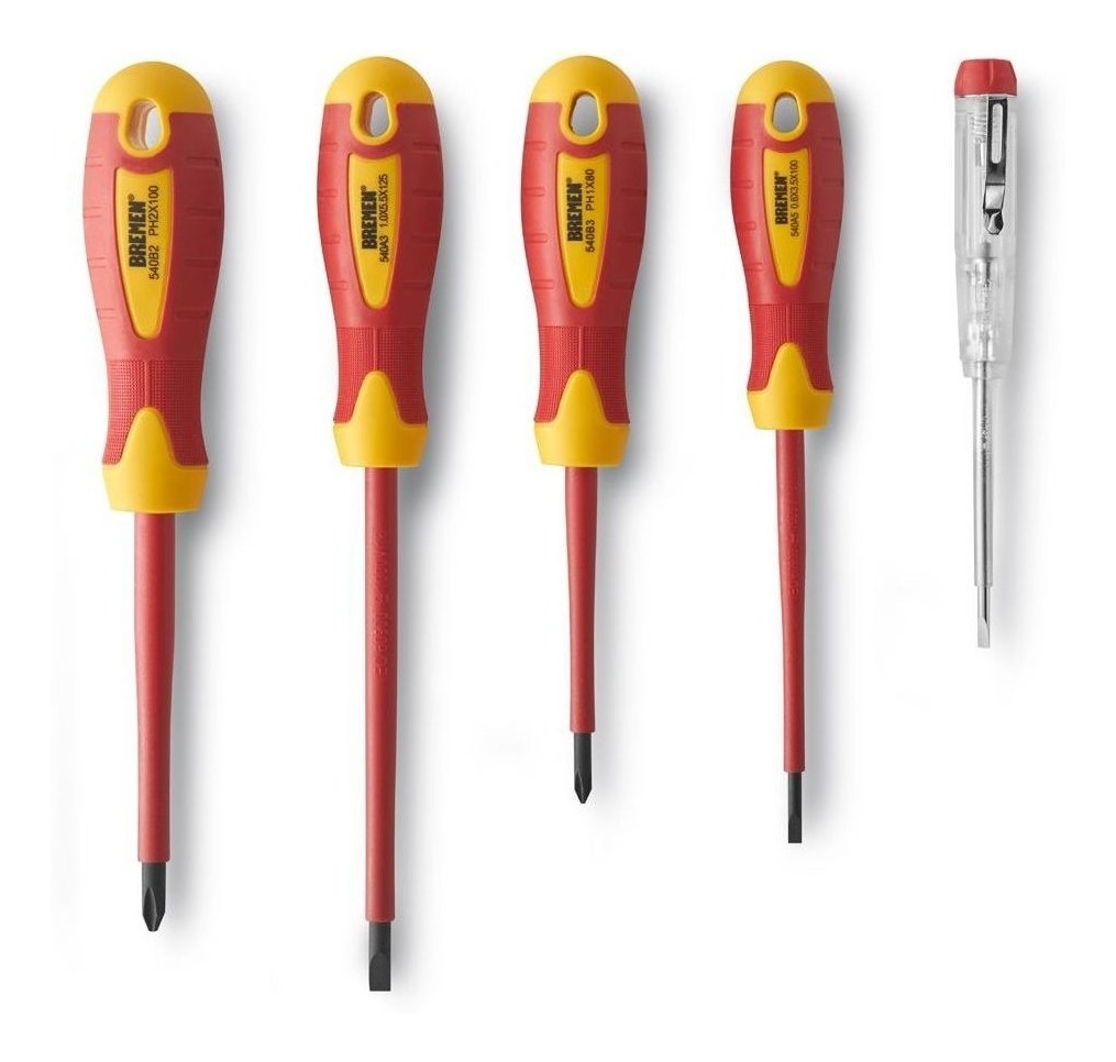 Destornillador Electricista Juego X 5pzs Bremen(R)