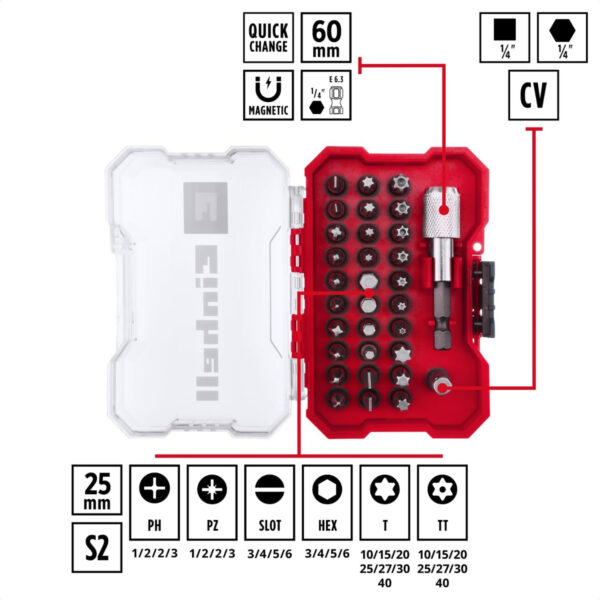 Taladro Percutor Inalambrico Einhell 18v 120nm Kit 2.5ah - Imagen 2