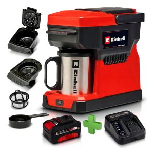 Cafetera Inalambrica Einhell Filtro Monodosis + Bat 4.0 Ah T