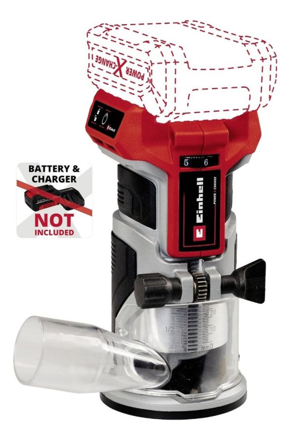 Fresadora Router Inalám De Palma Einhell Tp-et 18 Li Bl-solo - Imagen 6