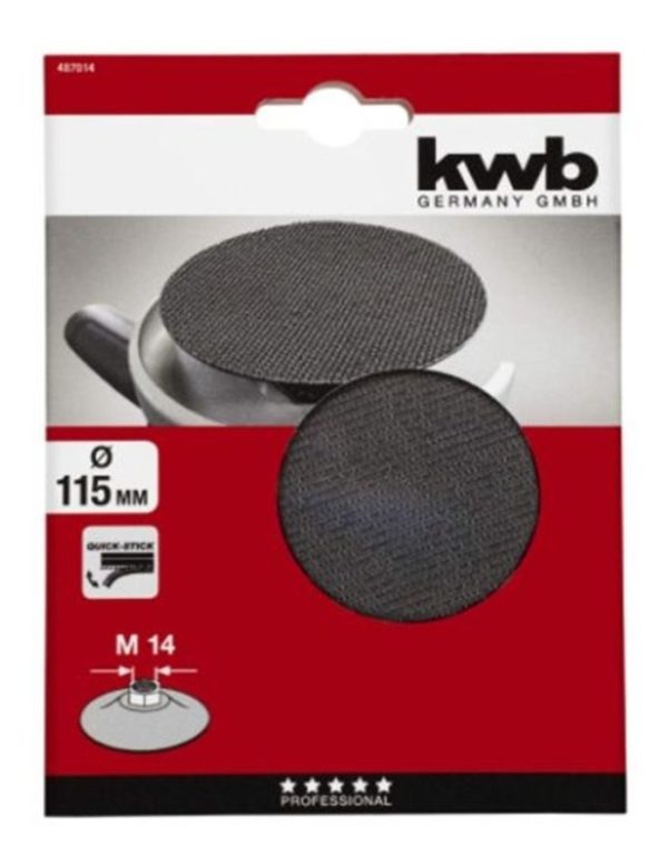 Disco Para Amoladora 115 C/velcro Kwb 49487014 Trader - Imagen 4