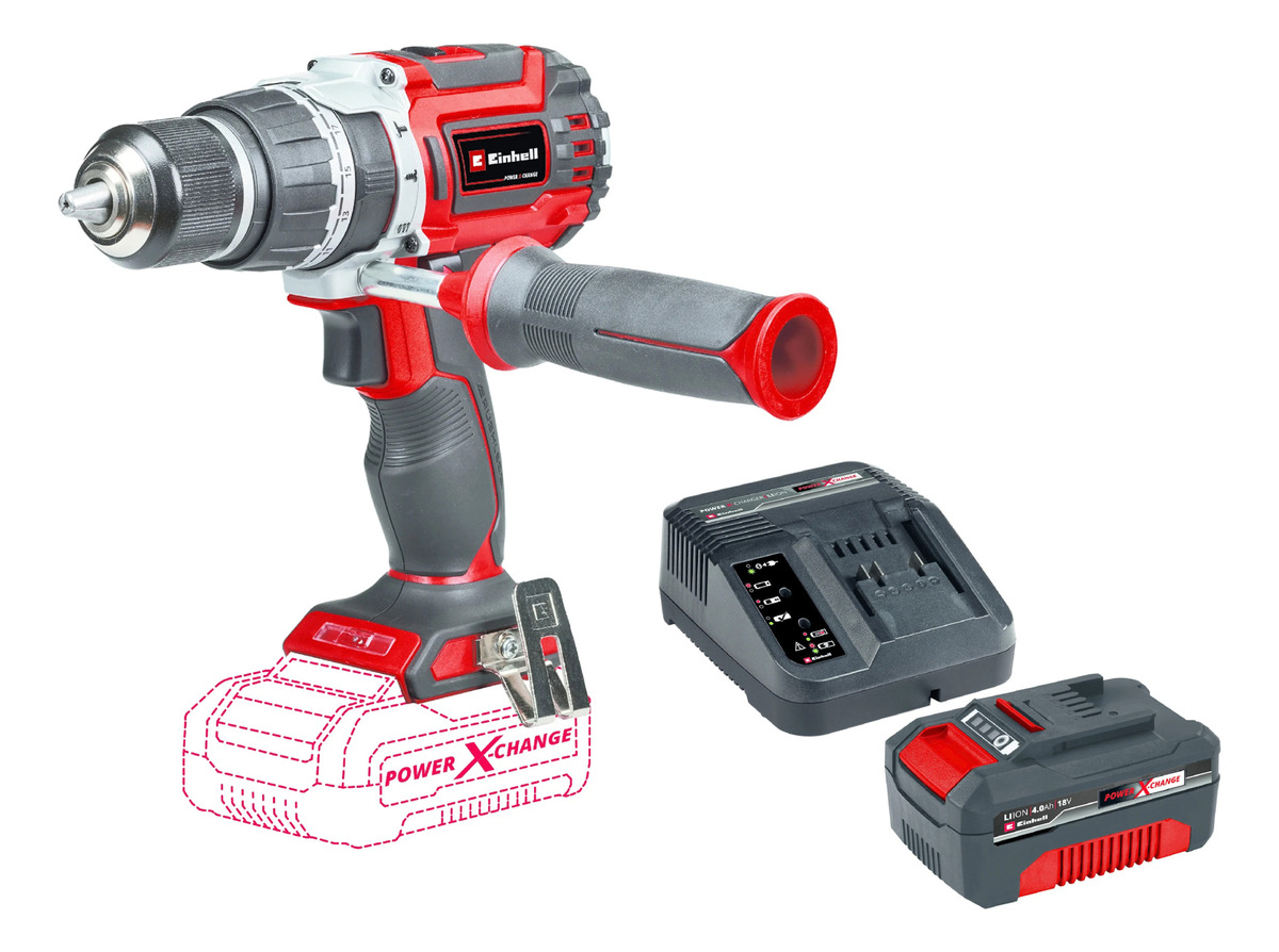 Taladro Percutor 60nm Einhell Tp-cd 18/60 Li Kit 4ah + Carg