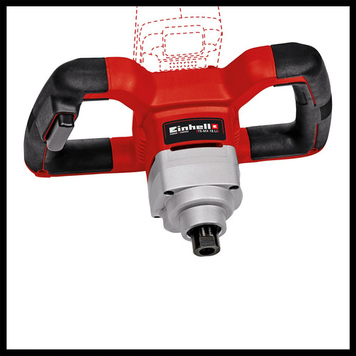 Mezclador Pintura Cemento Yeso Einhell Te-mx18 Inalambrico - Imagen 2