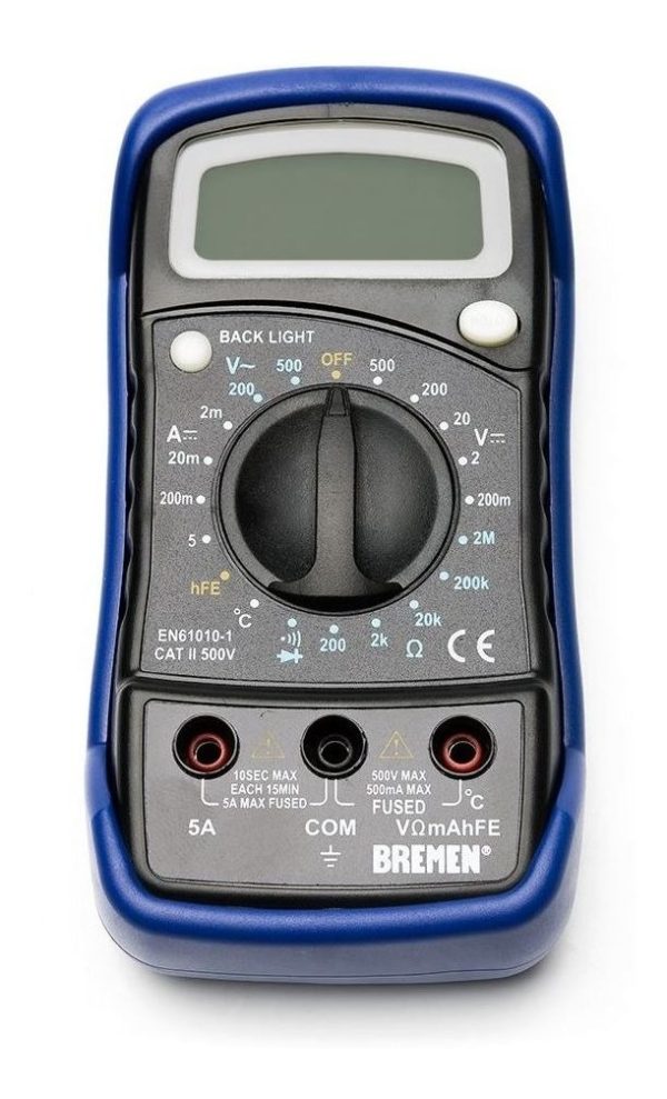 Multimetro Digital Con Medidor De Temperatura Bremen(R) - Imagen 5