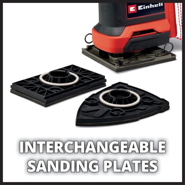Lijadora Orbital De Palma Inalambrica 18v Kit 4.0ah Einhell - Imagen 4