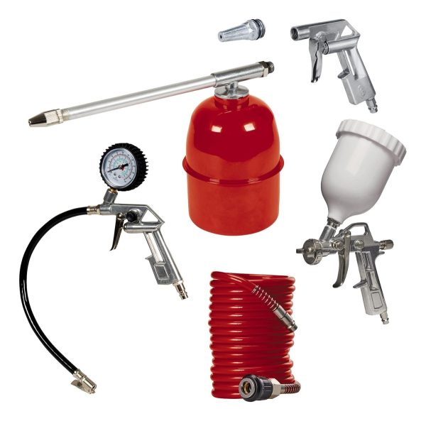 Kit Compresor Aire Profesional De 5 Piezas Einhell