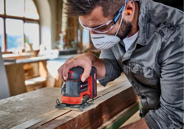 Lijadora Orbital De Palma Inalambrica 18v Kit 4.0ah Einhell - Imagen 10