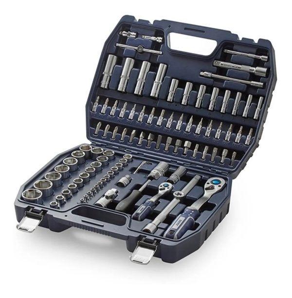 Juego Llave Tubo Bocallaves Bremen 1/2-1/4 Mm 94pz Trader - Imagen 3