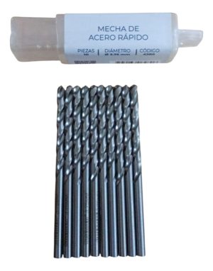 Mechas Acero Rapido Hss Bremen 3.75mm Blister 10 Unidades Tr