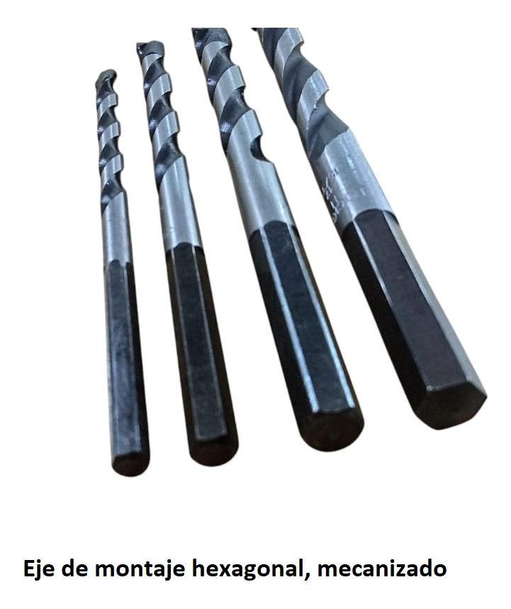 Juego De Mechas Multi Material 6 A 12mm Vastago Hexagonal - Imagen 6