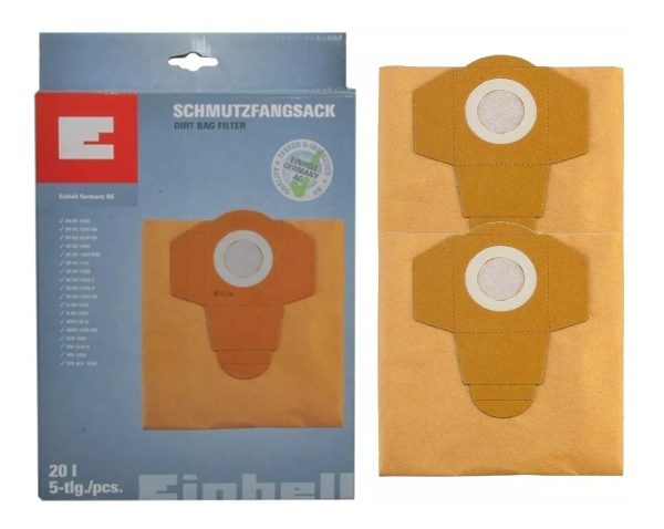 Bolsas Papel Aspiradora X 5 Unidades Th Y Te Vc 1820 Einhell - Imagen 5