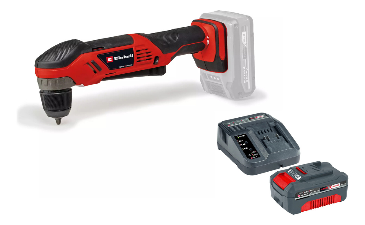Taladro Angular Inalambrico Einhell Te-ad 18 Li Bat 4.0ah