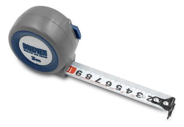 Cinta Metrica Bremen 3 Metros Auto Frenante Fleje 19mm Trade - Imagen 2