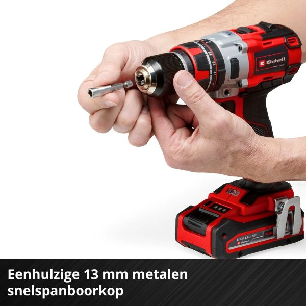Taladro Percutor Einhell Brushless 18/80 Nm Kit 4ah Trader - Imagen 5