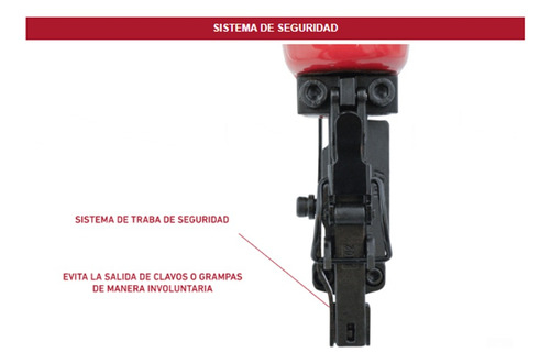 Clavadora Engrampadora Neumatica Wembley Grampadora 2 En 1 T - Imagen 4