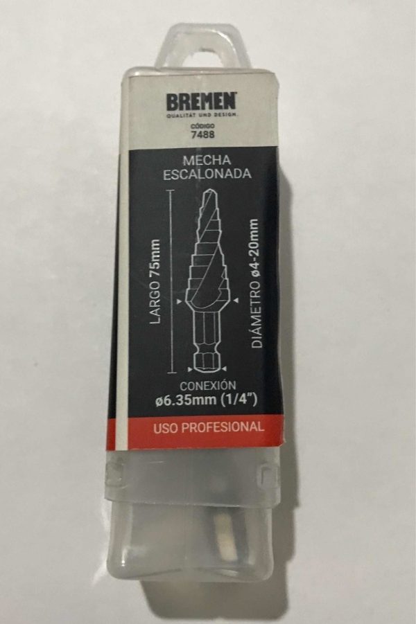 Mecha Escalonada Bremen 4 A 12 Mm Acero Rapido 7487 - Imagen 5