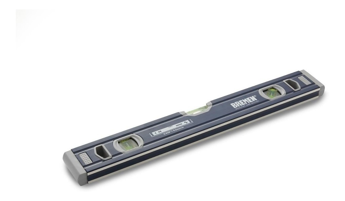 Nivel Aluminio Profesional 3 Gotas 400mm Bremen - Imagen 2