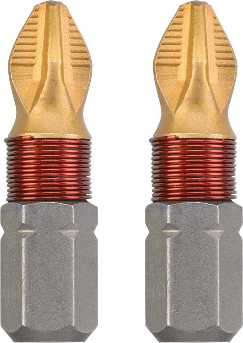 Punta Atornillador Titanio De Impacto Ph2 25mm Kwb 124002