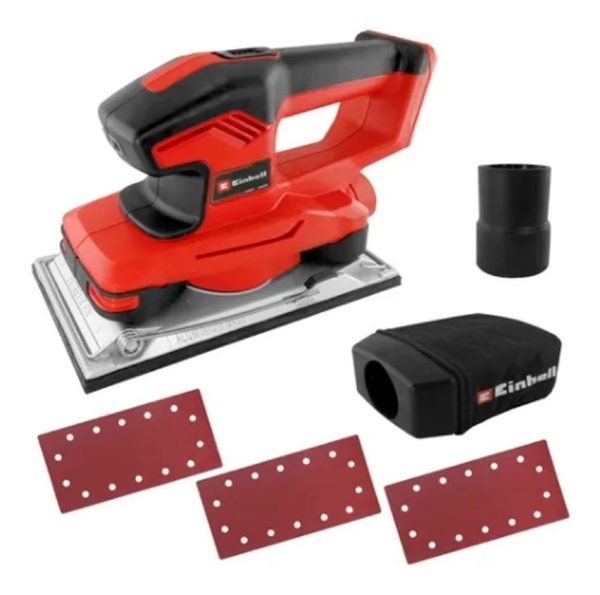 Lijadora Orbital Inalambrica Einhell Te-os 18/230 Li Solo Color Rojo Frecuencia 50hz - Imagen 2