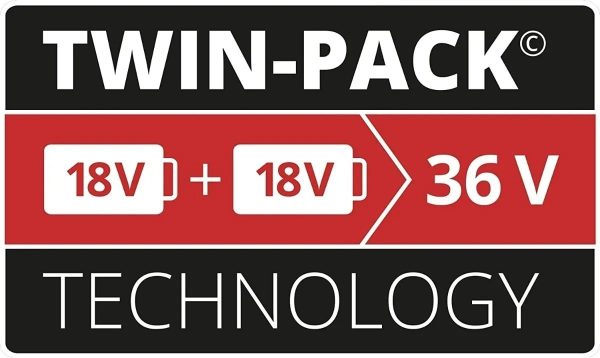 Twin Pack 2 Baterias 18v X 5,2 Ah Einhell 1260w Max Plus Pow - Imagen 5
