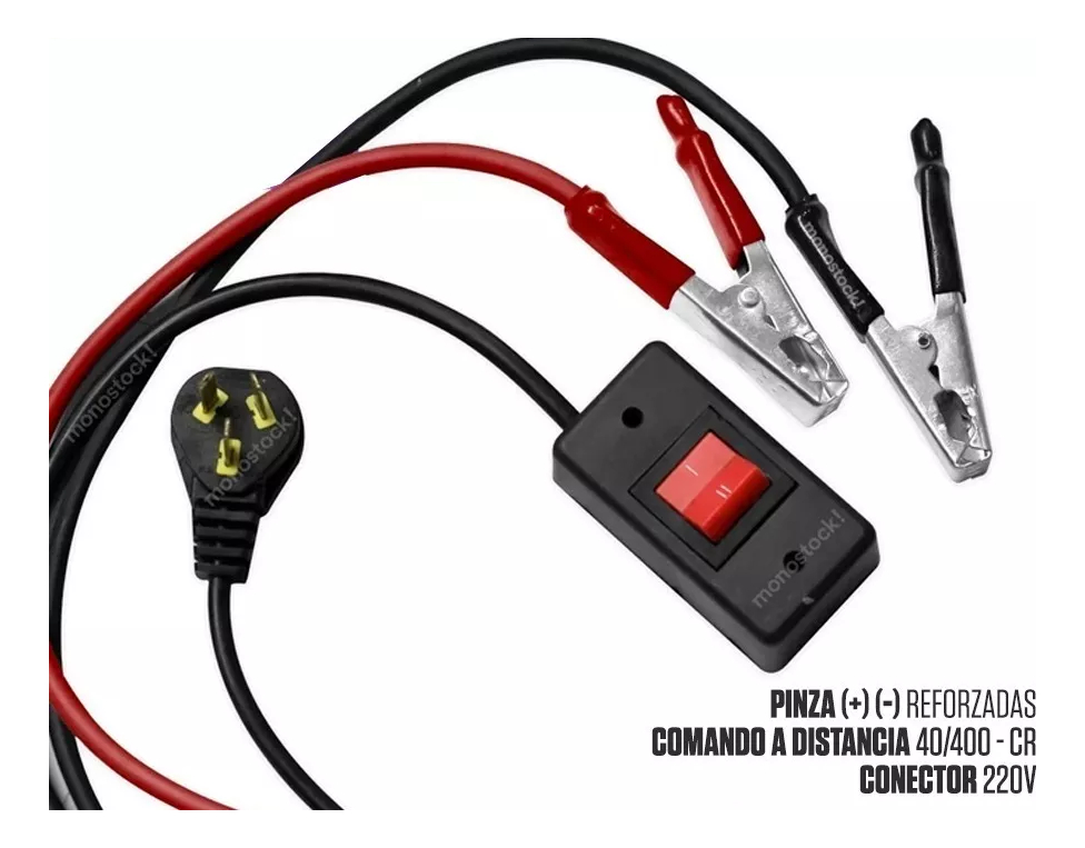 Cargador De Baterias Con Arrancador Cr 40-400 Trader - Imagen 2