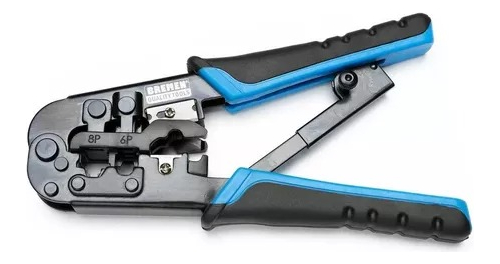Pinza Crimpeadora Rj11- Rj12 Y Rj45 Profesional Bremen 6543