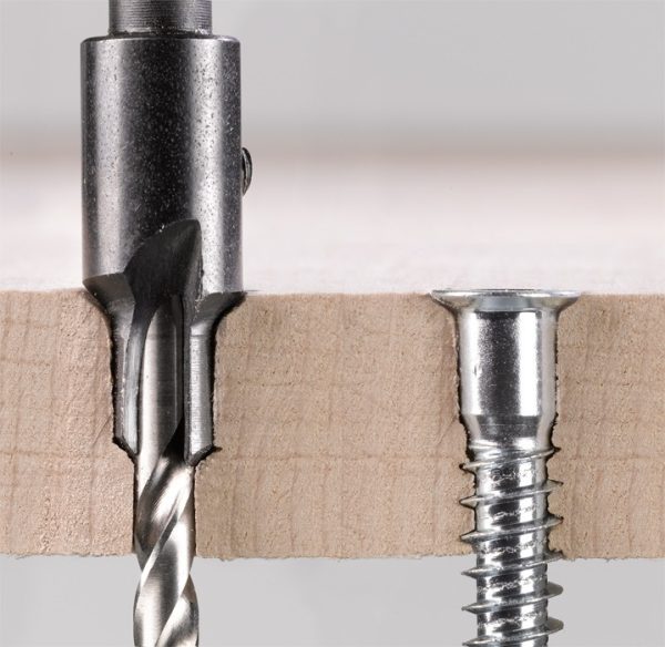 Broca Para Madera Avellanador 4,5 A 7mm Avellandado 11mm Kwb - Imagen 3