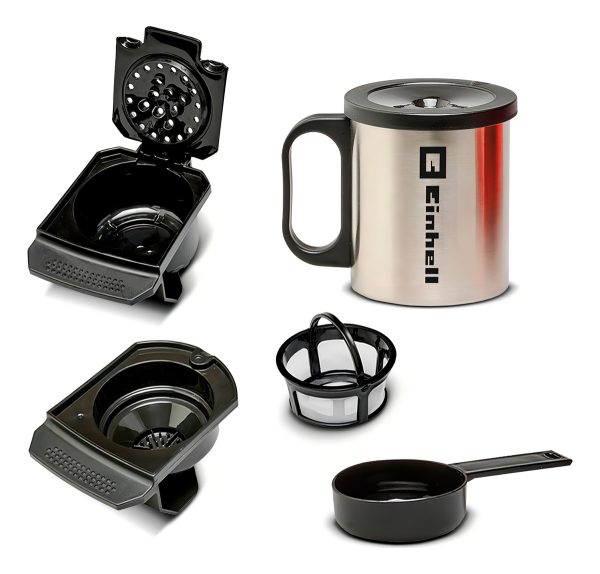 Cafetera Inalambrica Einhell Filtro Monodosis + Bat 4.0 Ah T - Imagen 2