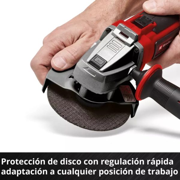 Amoladora Angular Einhell Inalámbrica Te-ag 18/115 Q Li Solo Color Rojo - Imagen 12