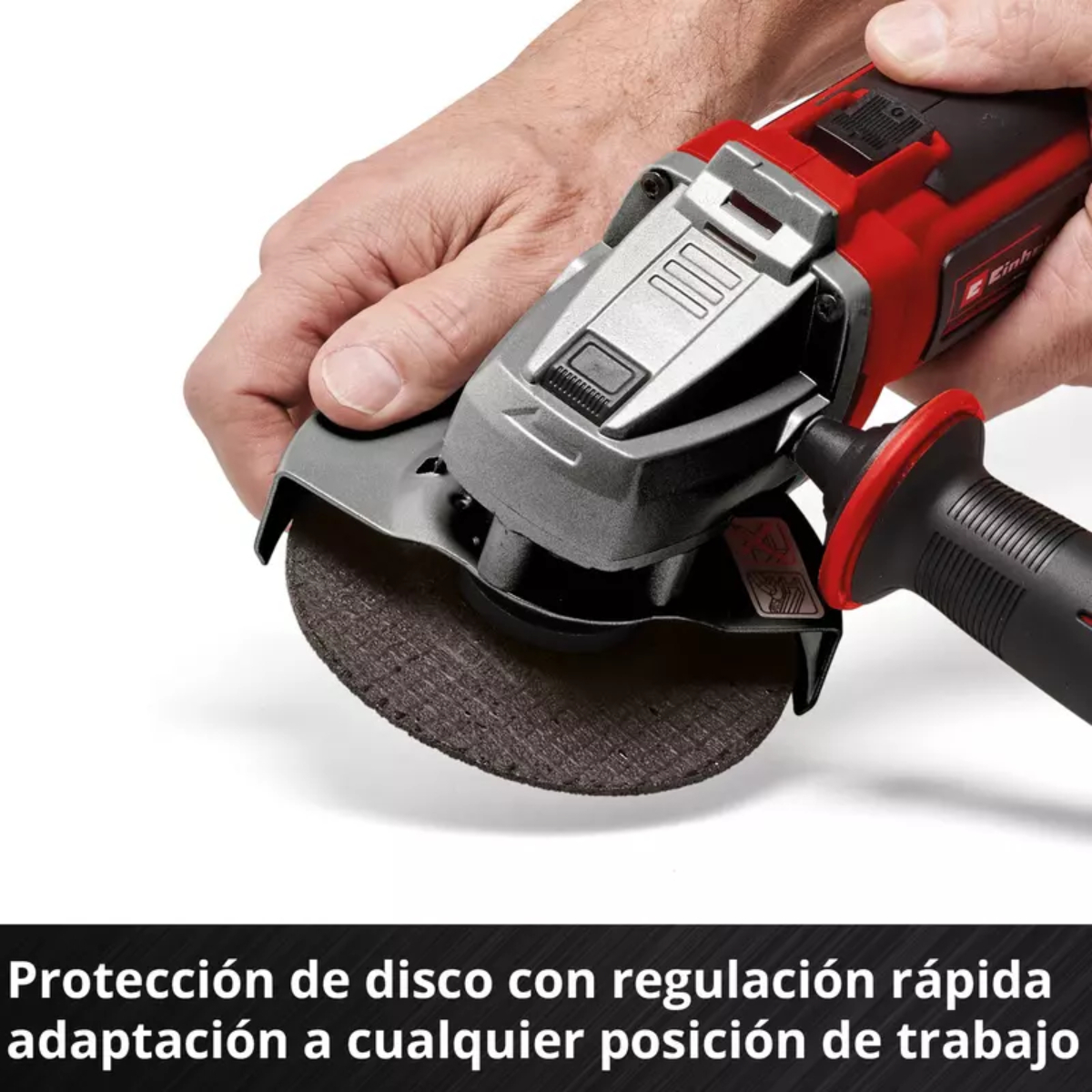 Amoladora Angular Einhell Inalámbrica Te-ag 18/115 Q Li Solo Color Rojo - Imagen 12