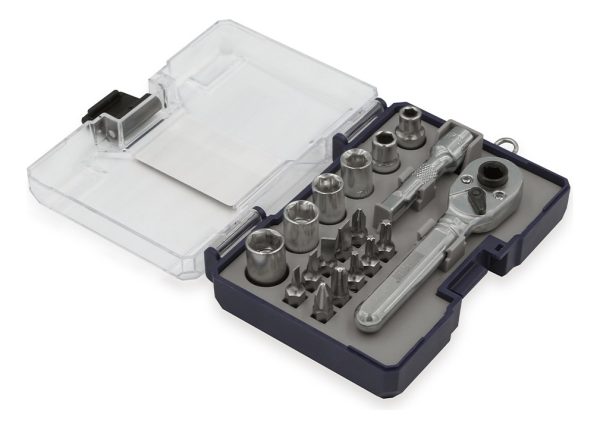 Caja Set Juego Boca Llave Tubo Crique Kit Torx Ph 1/4 Bremen - Imagen 5