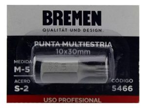 Punta Multiestria M5 Bremen 5466 Acero S-2