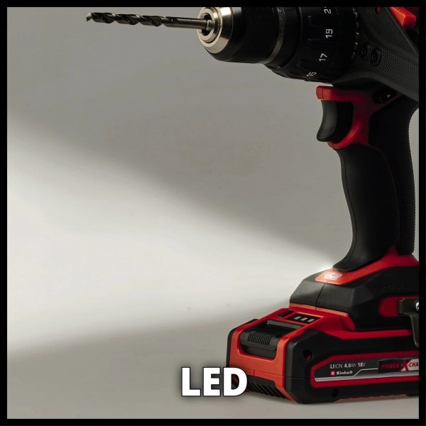 Taladro Percutor Atornillad 18v Einhell 120 Nm Bateria 4.0ah - Imagen 4