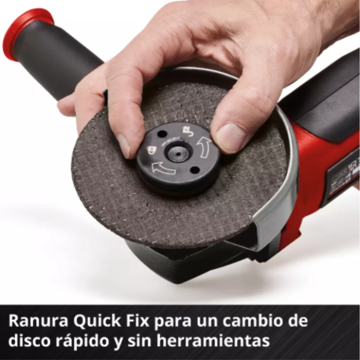Amoladora Angular Einhell Inalámbrica Te-ag 18/115 Q Li Solo Color Rojo - Imagen 10