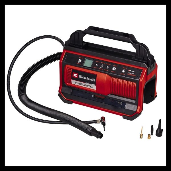 Compresor 11bar 18v Pressito Einhell 3 En 1 Inalambrico S/b - Imagen 8