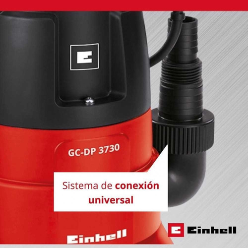 Bomba De Agua Einhell Gc-dp 3730 Eléctrica 370w 50hz En Rojo - Imagen 11
