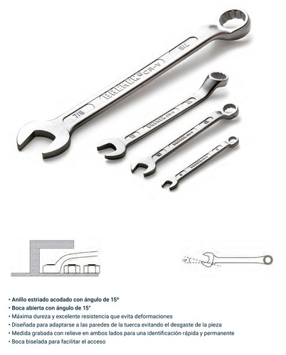 Llave Combinada 32mm Uso Profesional 32 Bremen 3621 - Imagen 2