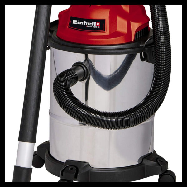 Aspiradora Electrica Einhell 15l Seco Humedo Tacho Metalico - Imagen 2