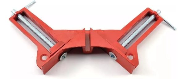 Escuadra Prensa Angulos 75mm Aluminio Marcos 90° Carpintero - Imagen 2