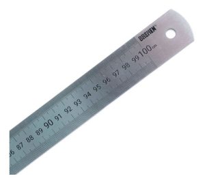 Regla Pie Metalico 100 Cm 1 Mt Bremen Acero Inoxidable 7400